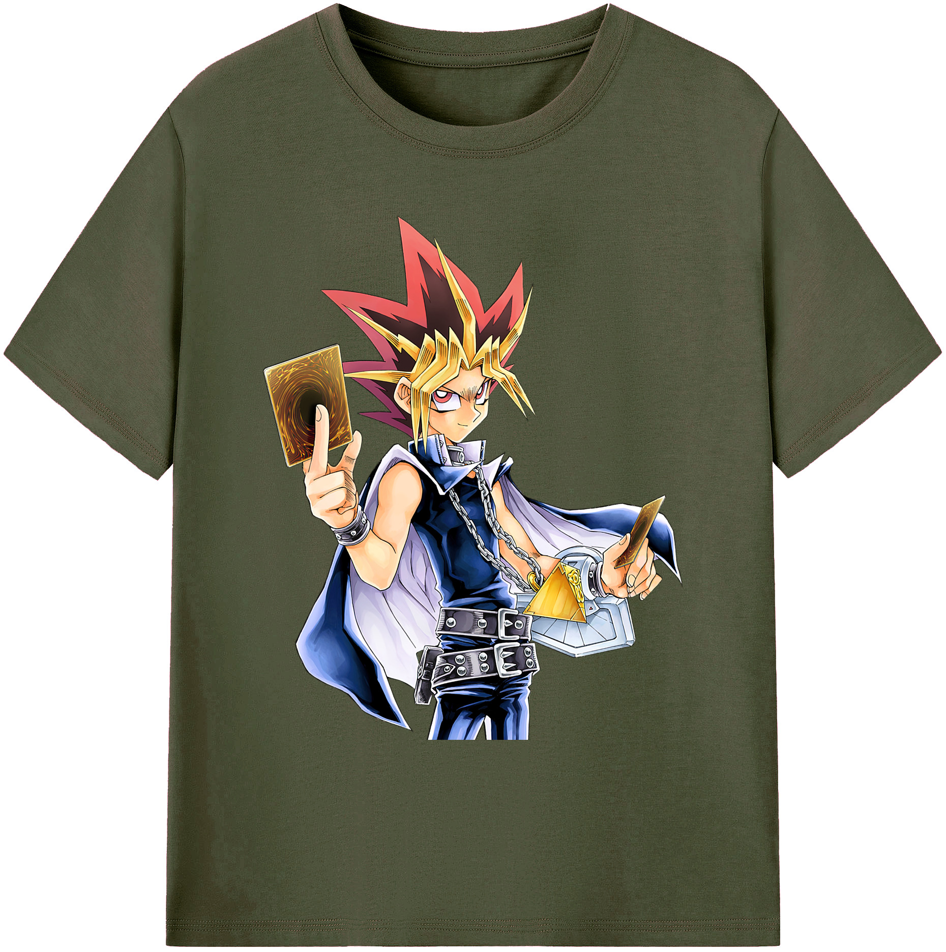 （画像用） 遊☆戯☆王 Yu-Gi-Oh! 綿100％ メンズ半袖Tシャツ｜肌触りやわらか＆通気性